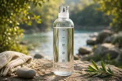 Large Capacity Glass Water Bottle With Time Marker Cover For Water Drink Transparent Milk Juice Simple Cup
